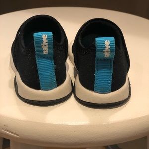 Kids Native Sneaker - Phoenix in Black. Size 5